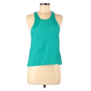 Bluish green sleeveless tank top